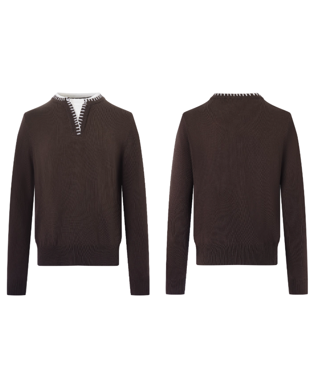 レイヤーネックストリングニットカーディガン B0024