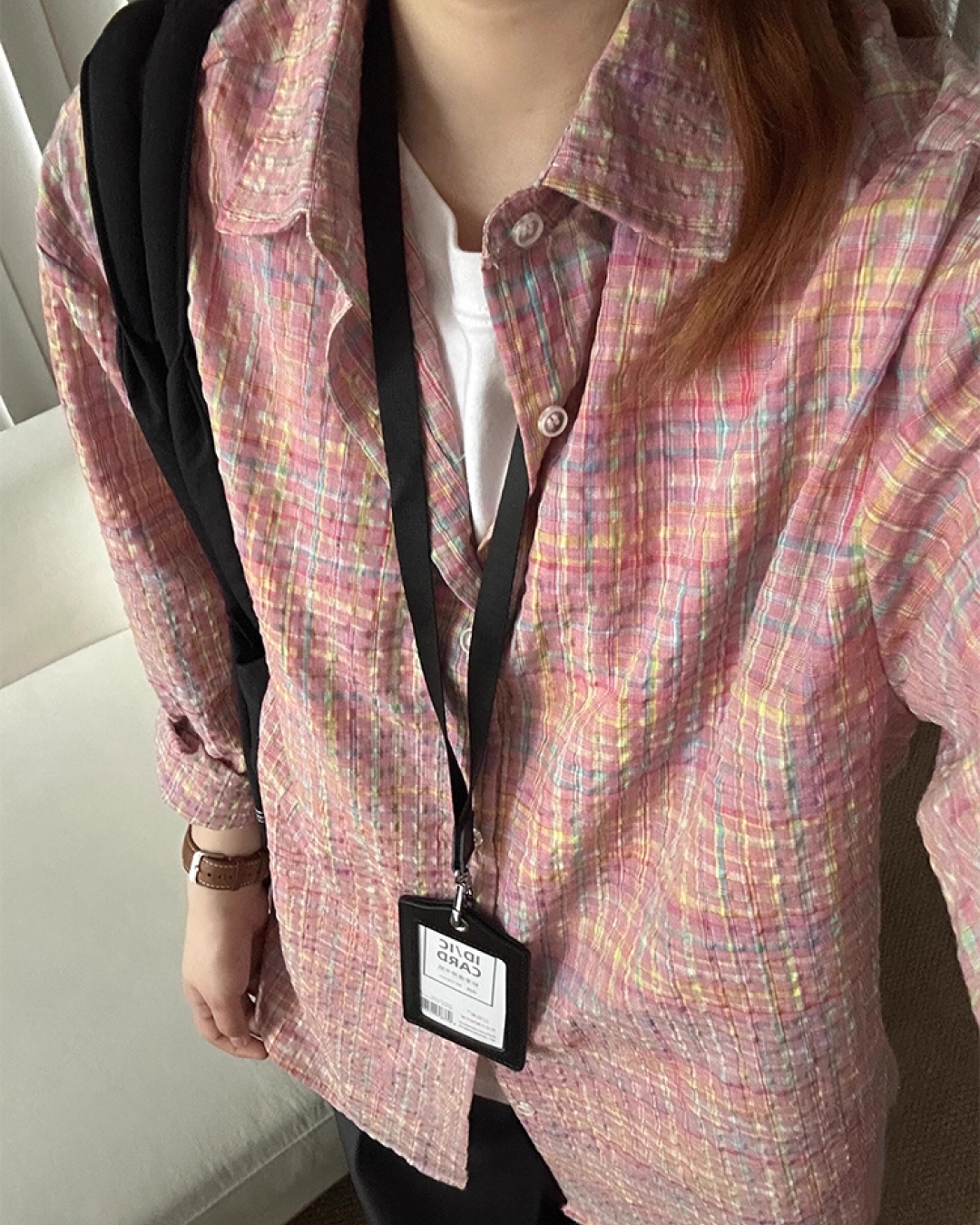 ピンクパステルシャツ B0030