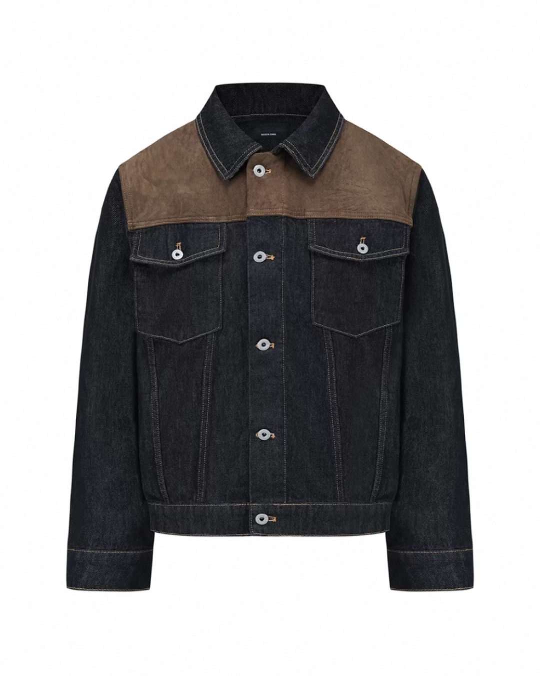 短丈切り替えデニムジャケット B0061