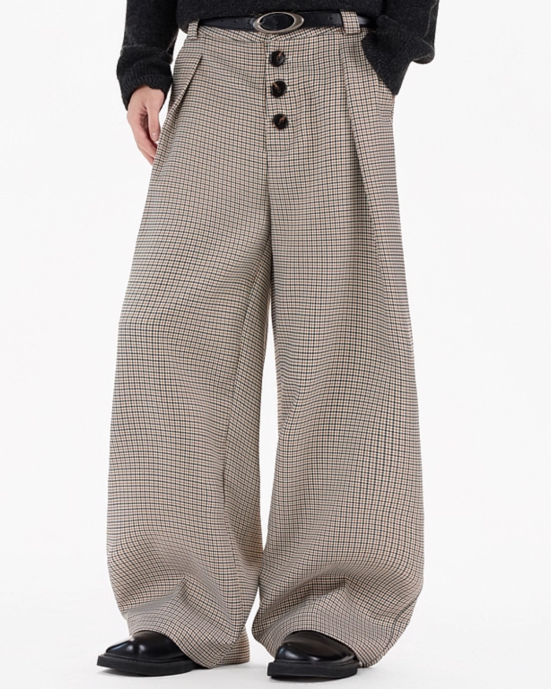 ボタンフライチェックスラックス B0082