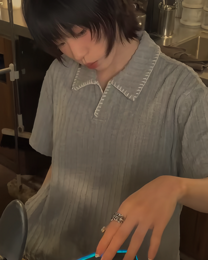 ストリングスキッパーシャツ B0004