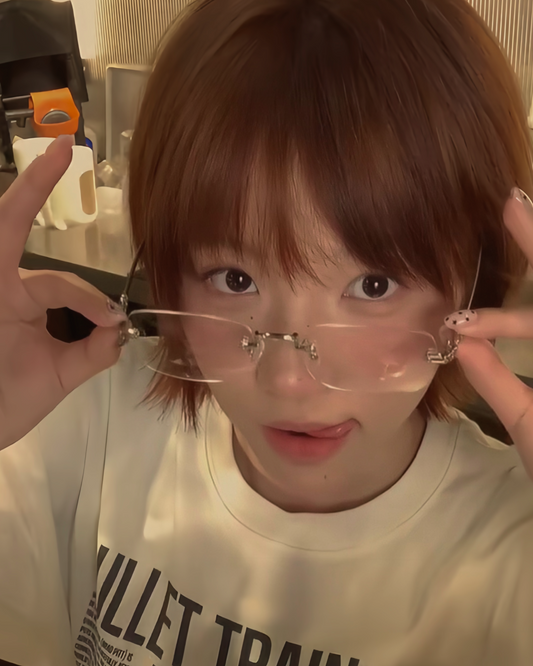 リムレスメガネ B0010