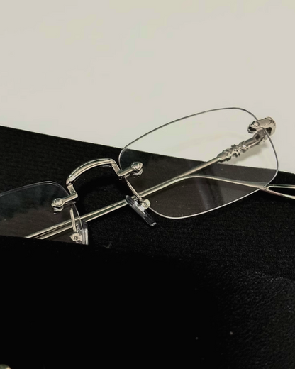 リムレスメガネ B0010