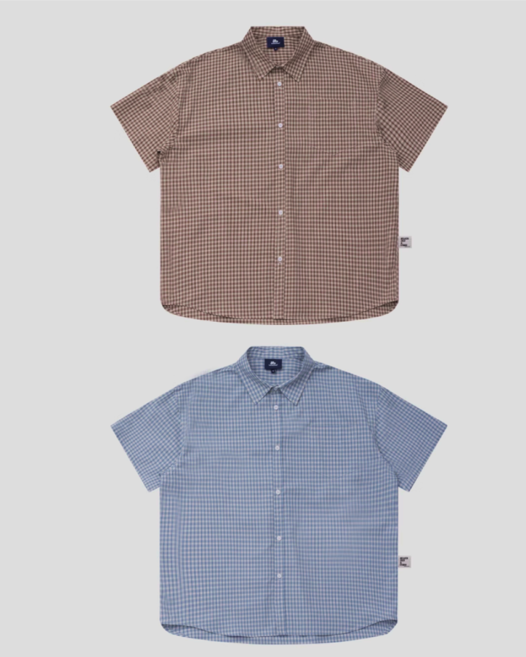 ブラウンチェックシャツ B0012