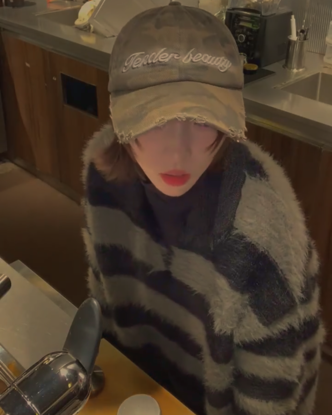 スキッパーニット B0019