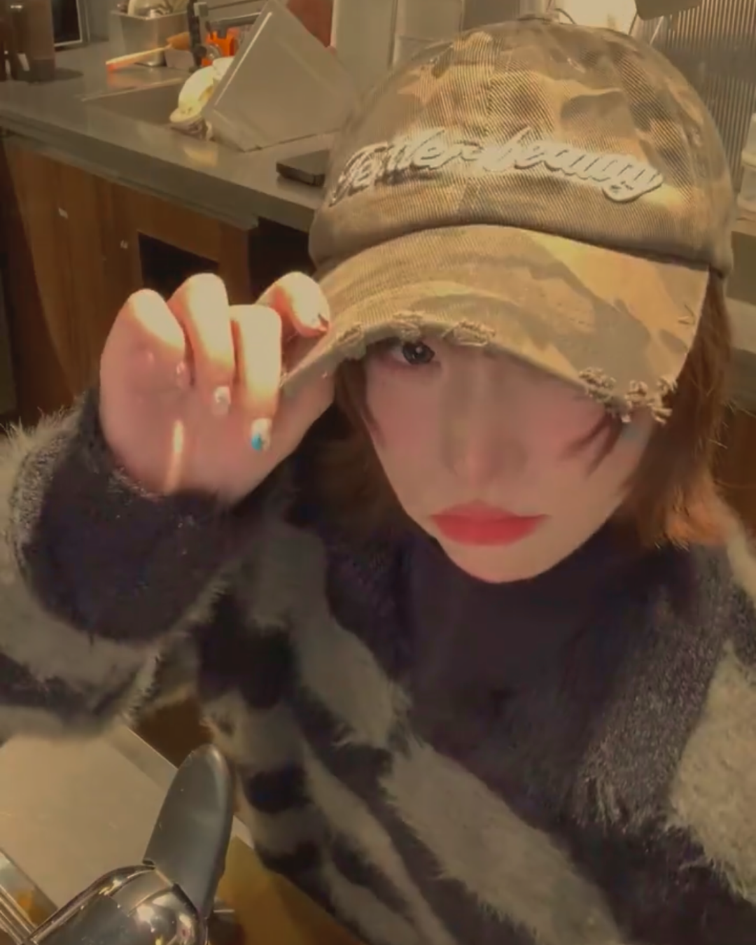 スキッパーニット B0019