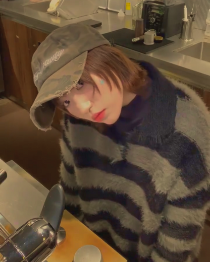 ダメージレタリング迷彩キャップ B0020