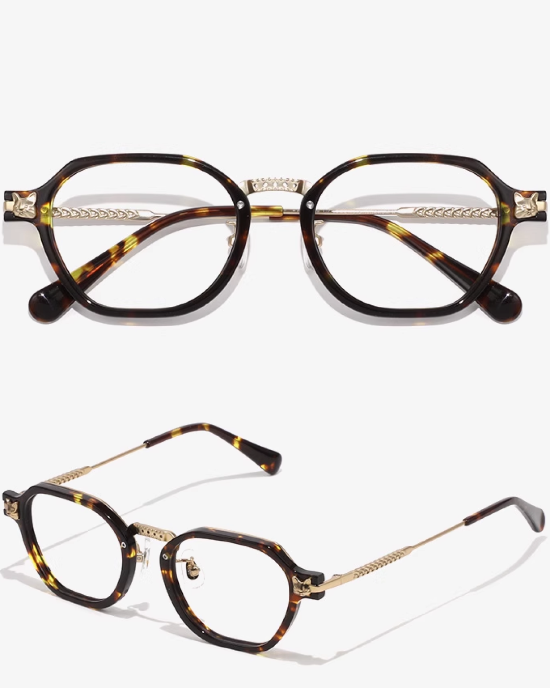 テンプルデザインメガネ B0025