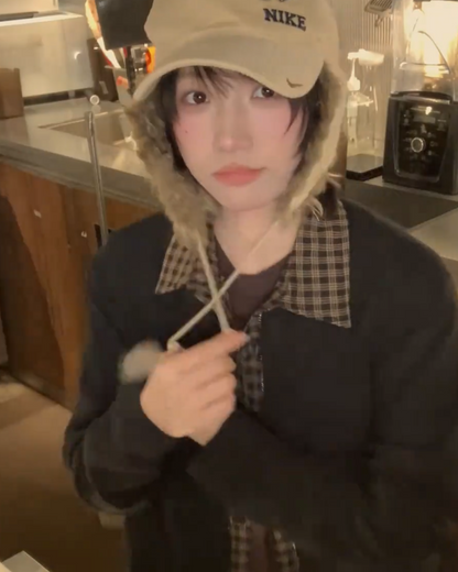 フェイクレイヤードジャケット B0029