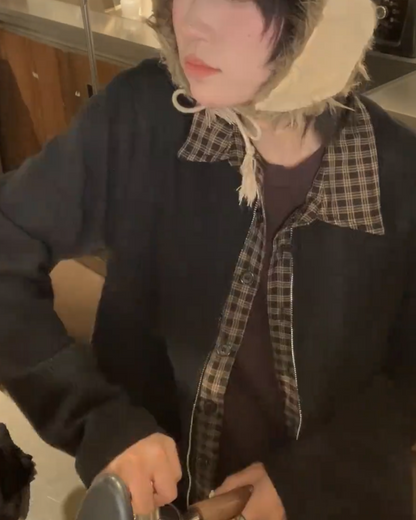 フェイクレイヤードジャケット B0029