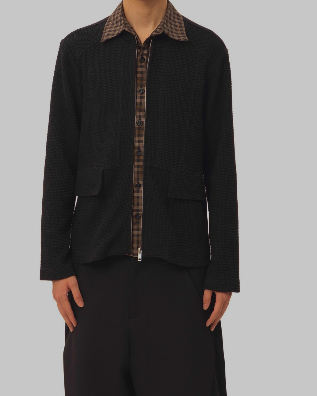 フェイクレイヤードジャケット B0029