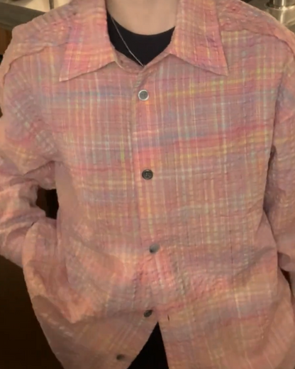 ピンクパステルシャツ B0030