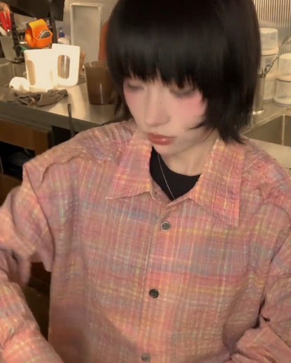 ピンクパステルシャツ B0030