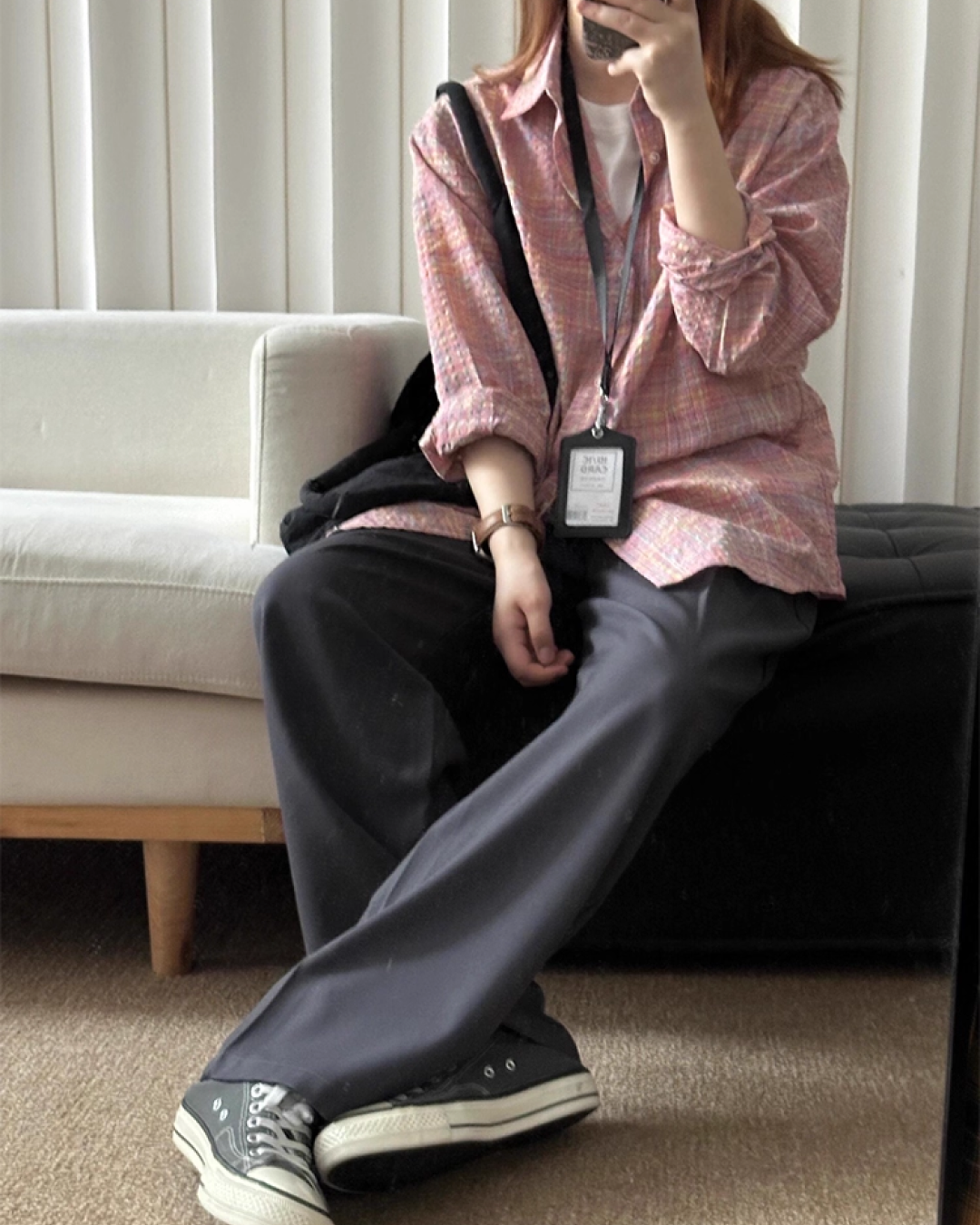 ピンクパステルシャツ B0030