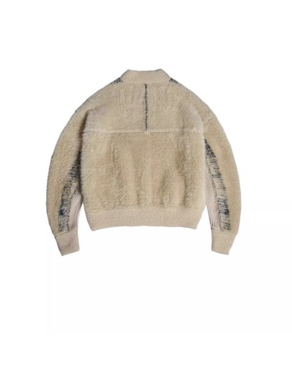 ニット切り替えポケットジャケット B0033