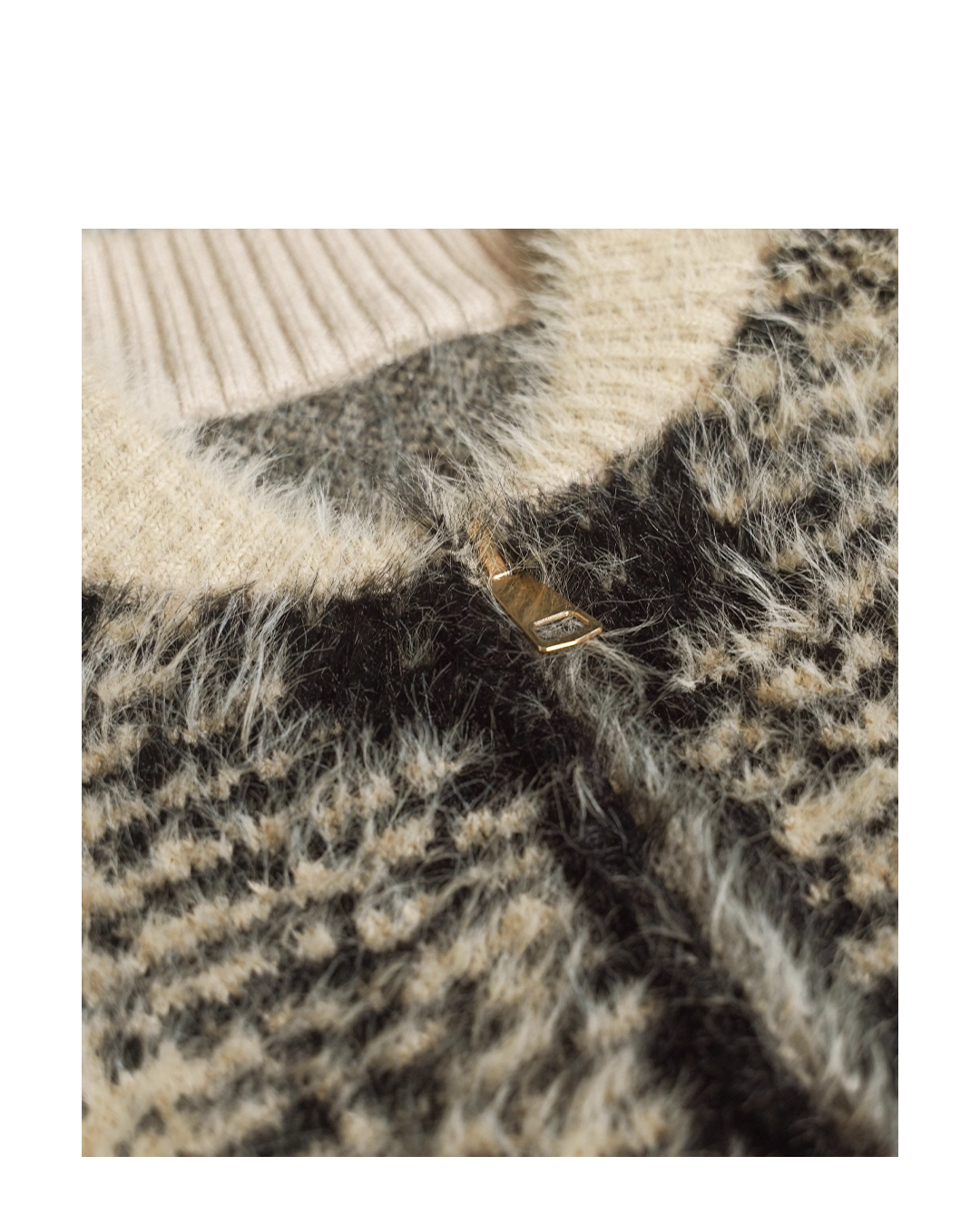 ニット切り替えポケットジャケット B0033