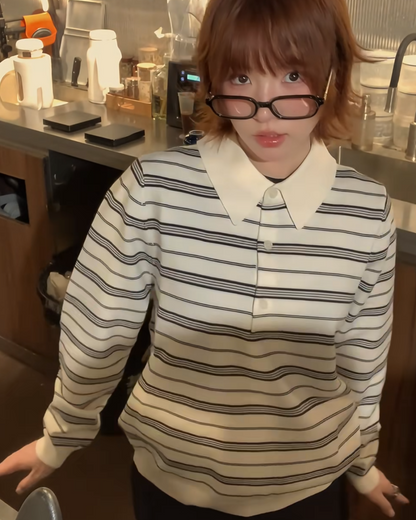 ボーダーポロシャツ B0036