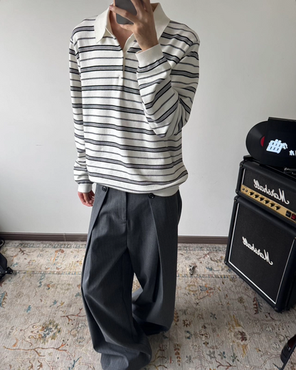 ボーダーポロシャツ B0036