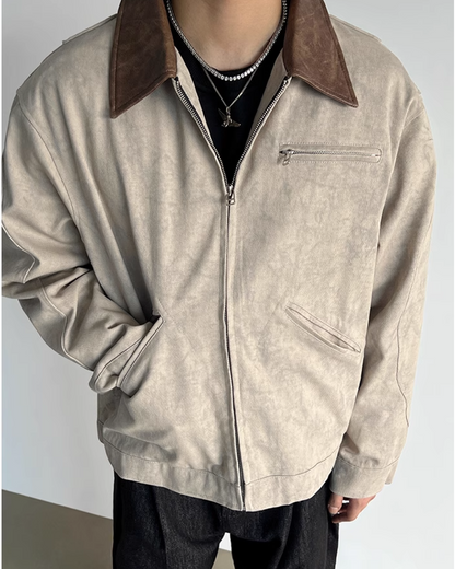 カラードッキングワークジャケット B0039