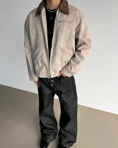 カラードッキングワークジャケット B0039