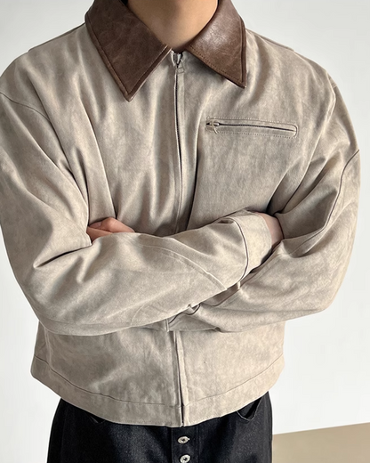 カラードッキングワークジャケット B0039