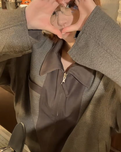 リバーシブル切り替えジャケット B0040