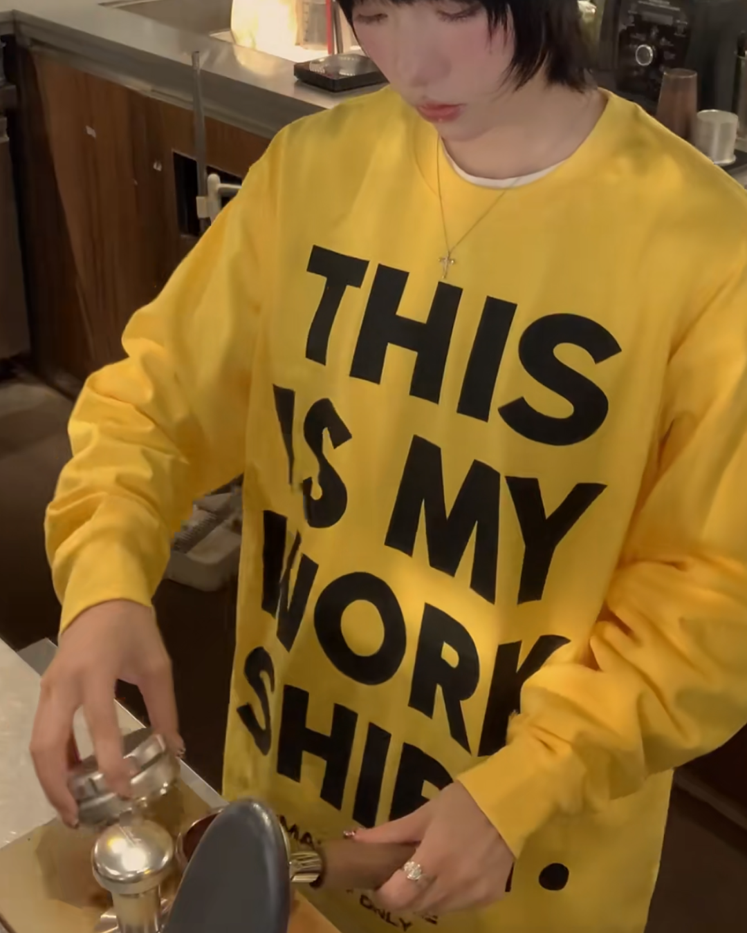 ビッグロゴカラーロンT B0042