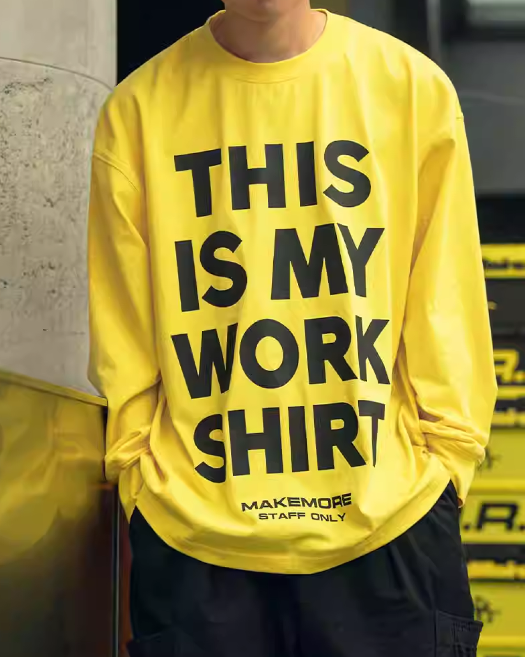 ビッグロゴカラーロンT B0042