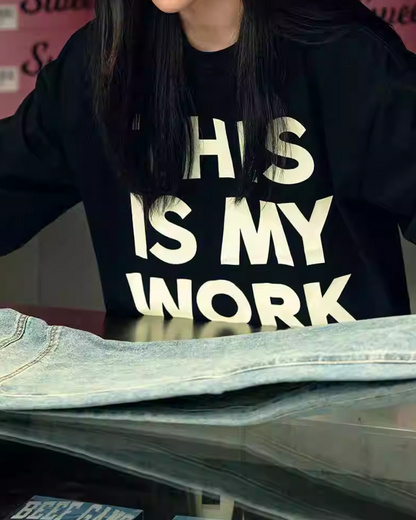 ビッグロゴカラーロンT B0042