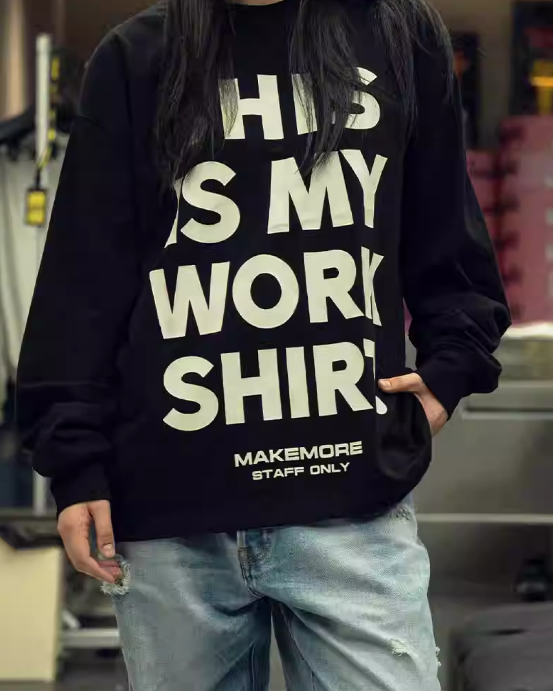 ビッグロゴカラーロンT B0042