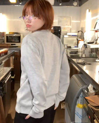 ニットボタンシャツ B0047