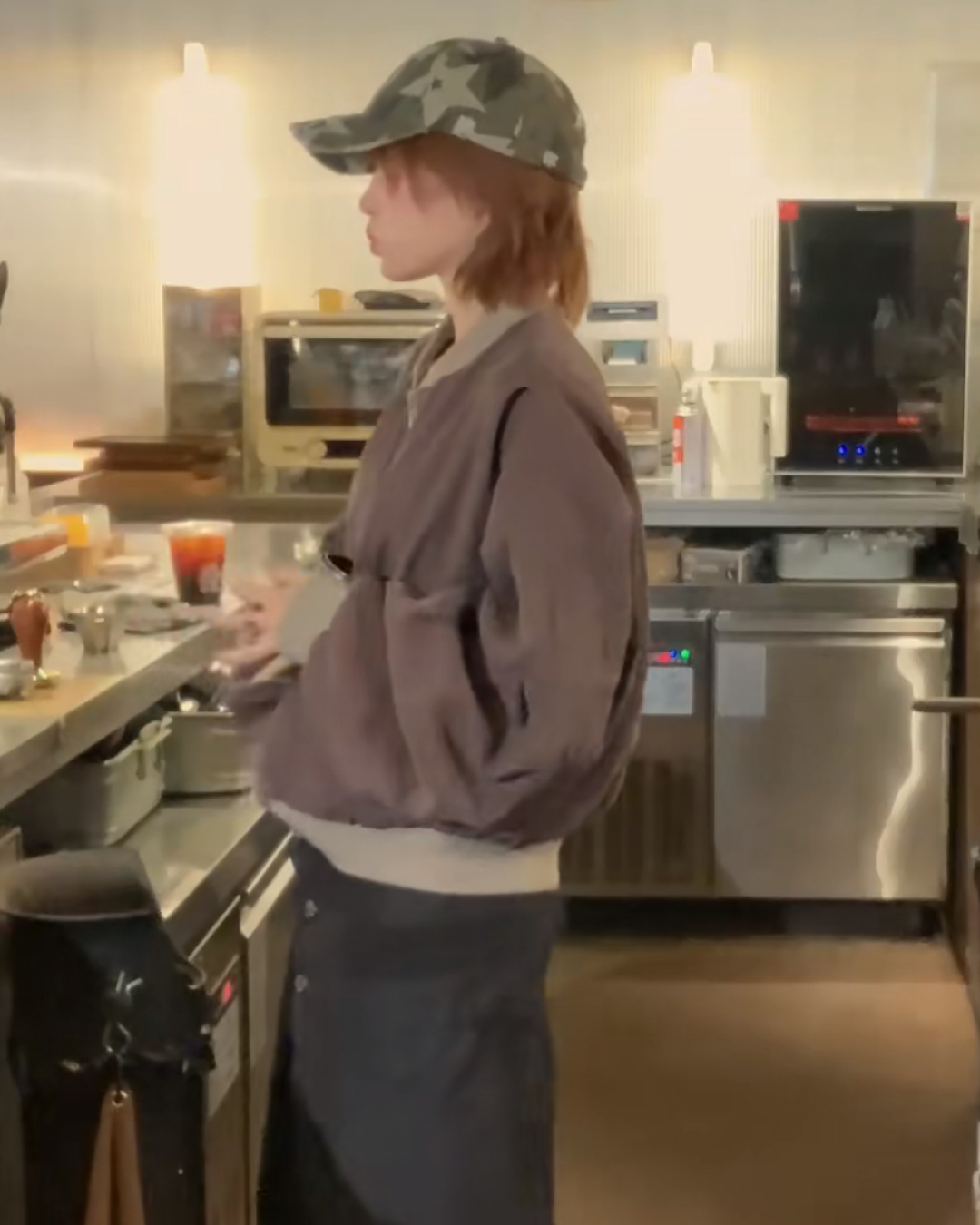 バイカラーショート丈ジップジャケット B0048