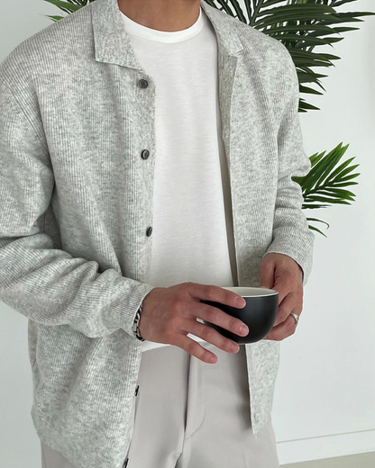 ニットボタンシャツ B0047