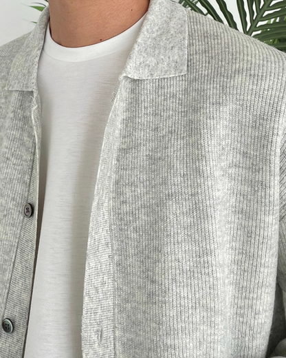 ニットボタンシャツ B0047