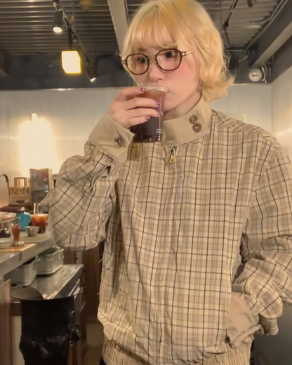 短丈リバーシブルハイネックジャケット B0053