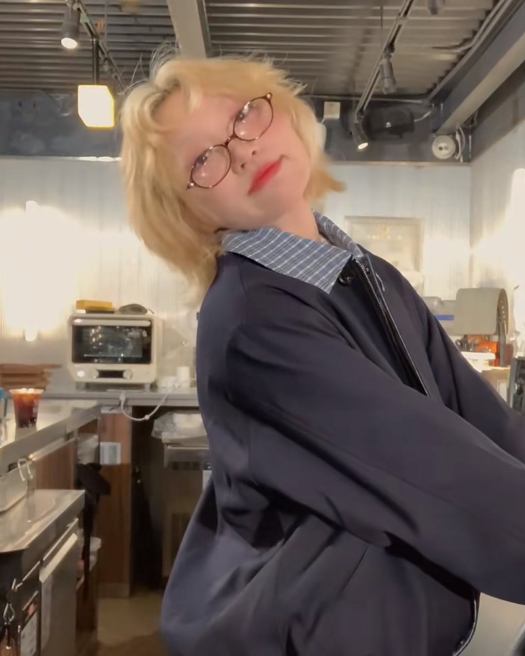 短丈切り替え比翼ジップジャケット B0060