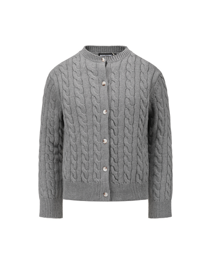 ケーブルニットカーディガン B0062