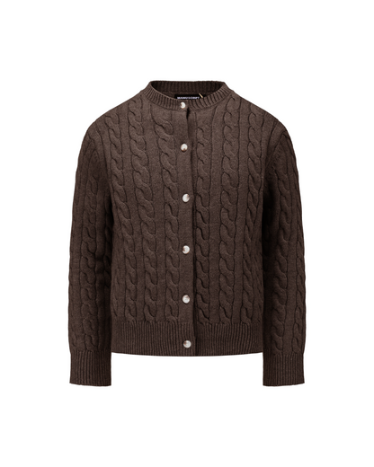 ケーブルニットカーディガン B0062