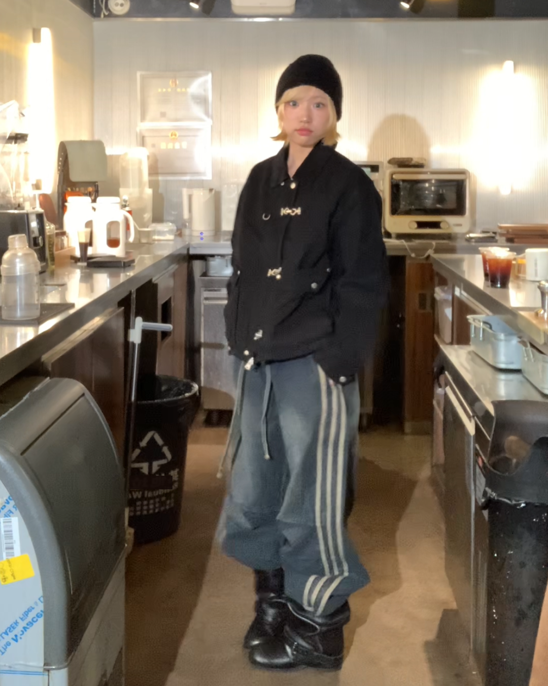 短丈カラーコーデュロイファイヤーマンジャケット B0064