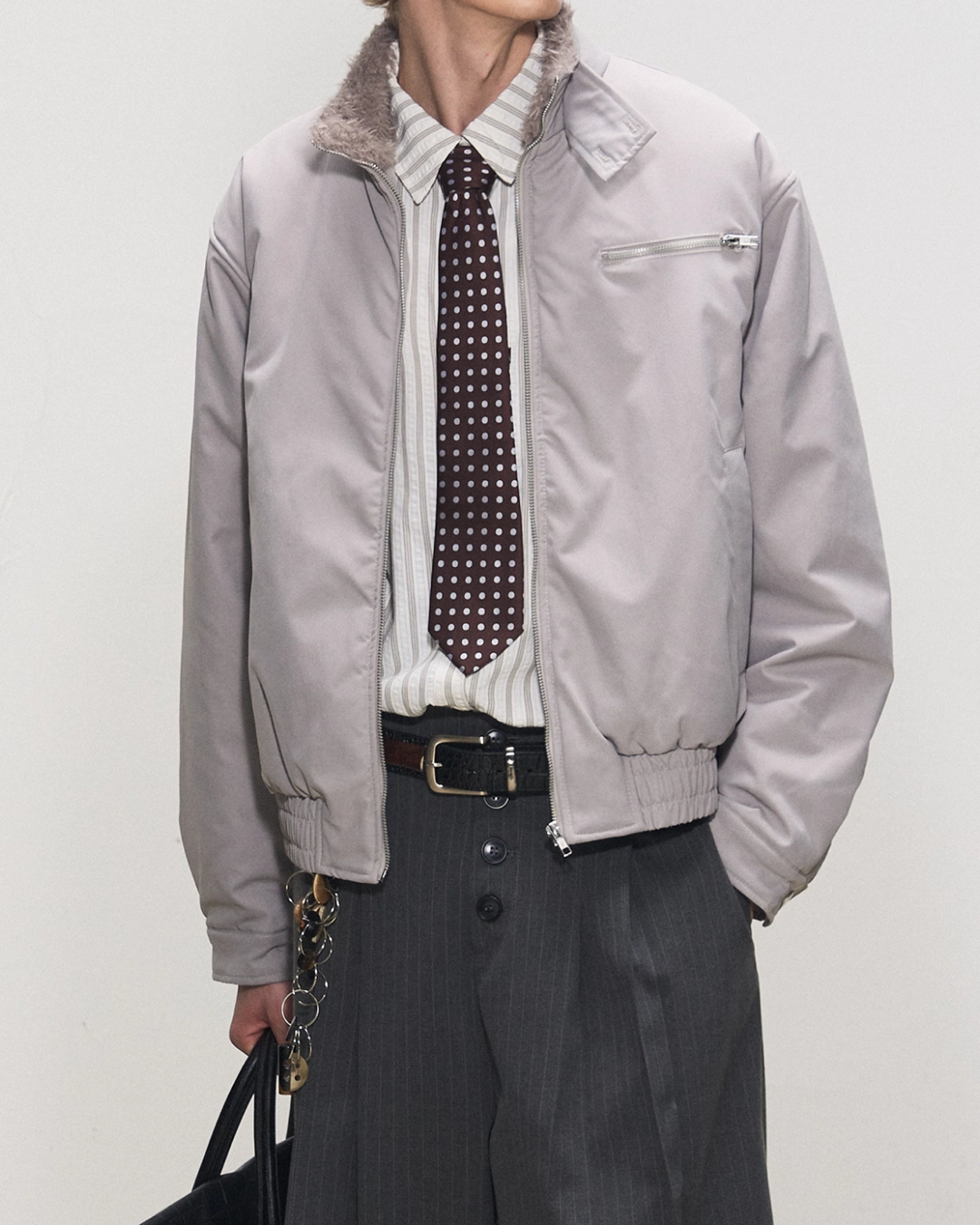 カラーボア短丈ジャケット B0067