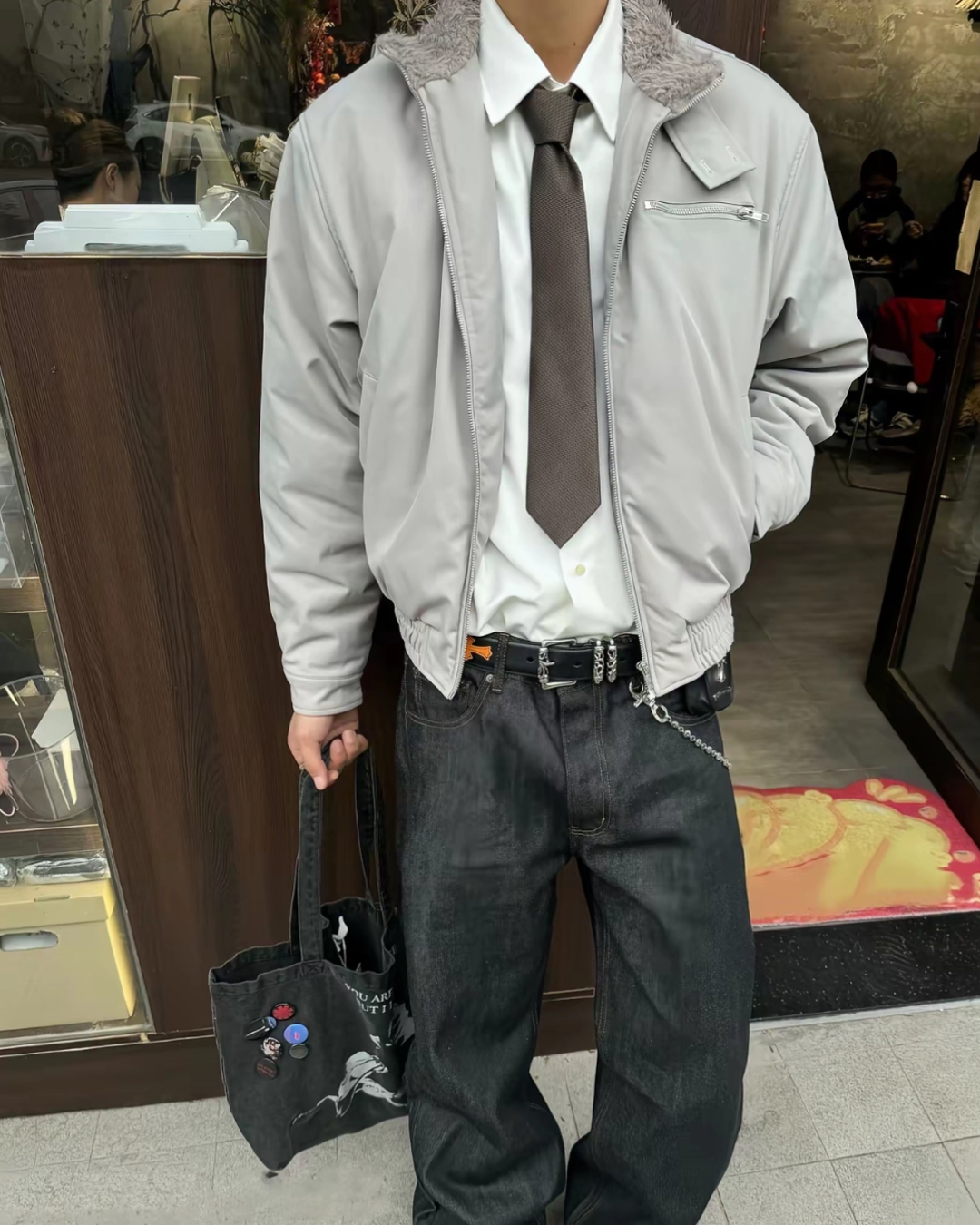 カラーボア短丈ジャケット B0067