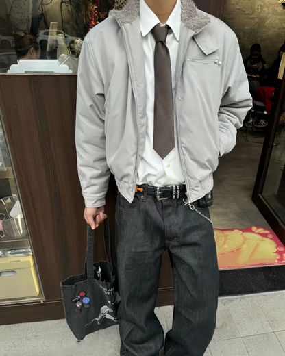 カラーボア短丈ジャケット B0067