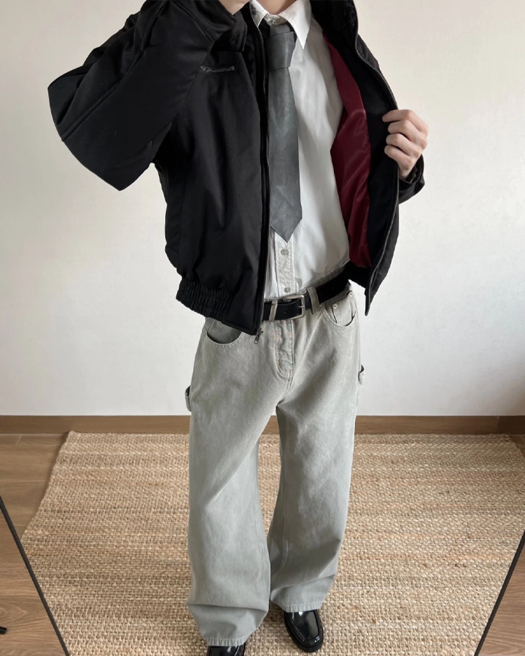 カラーボア短丈ジャケット B0067