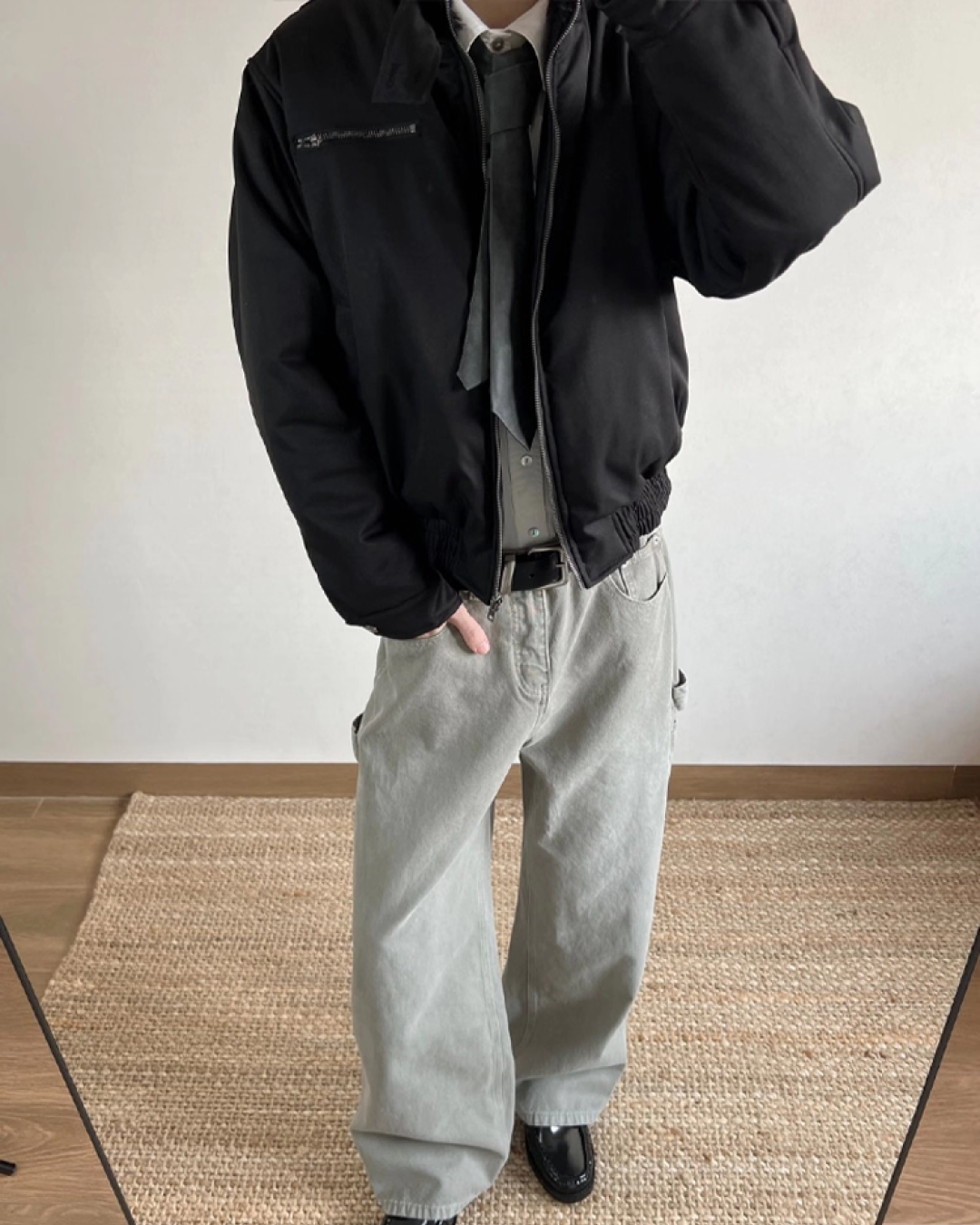 カラーボア短丈ジャケット B0067