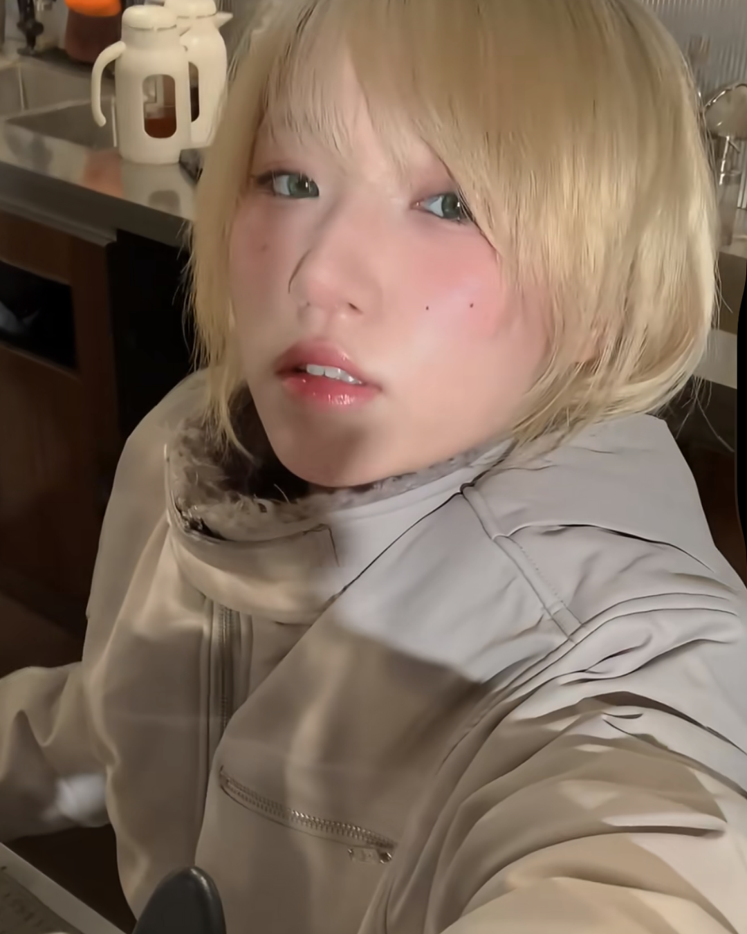 カラーボア短丈ジャケット B0067