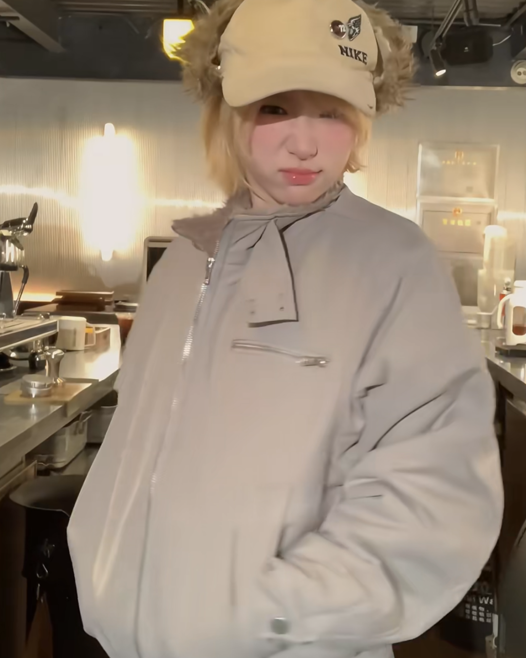 カラーボア短丈ジャケット B0067