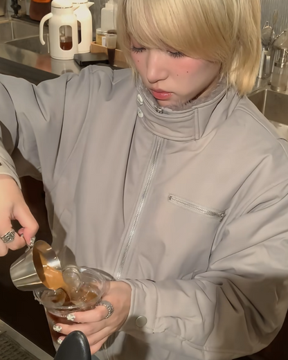 カラーボア短丈ジャケット B0067