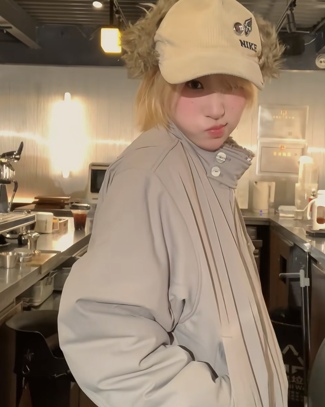 カラーボア短丈ジャケット B0067