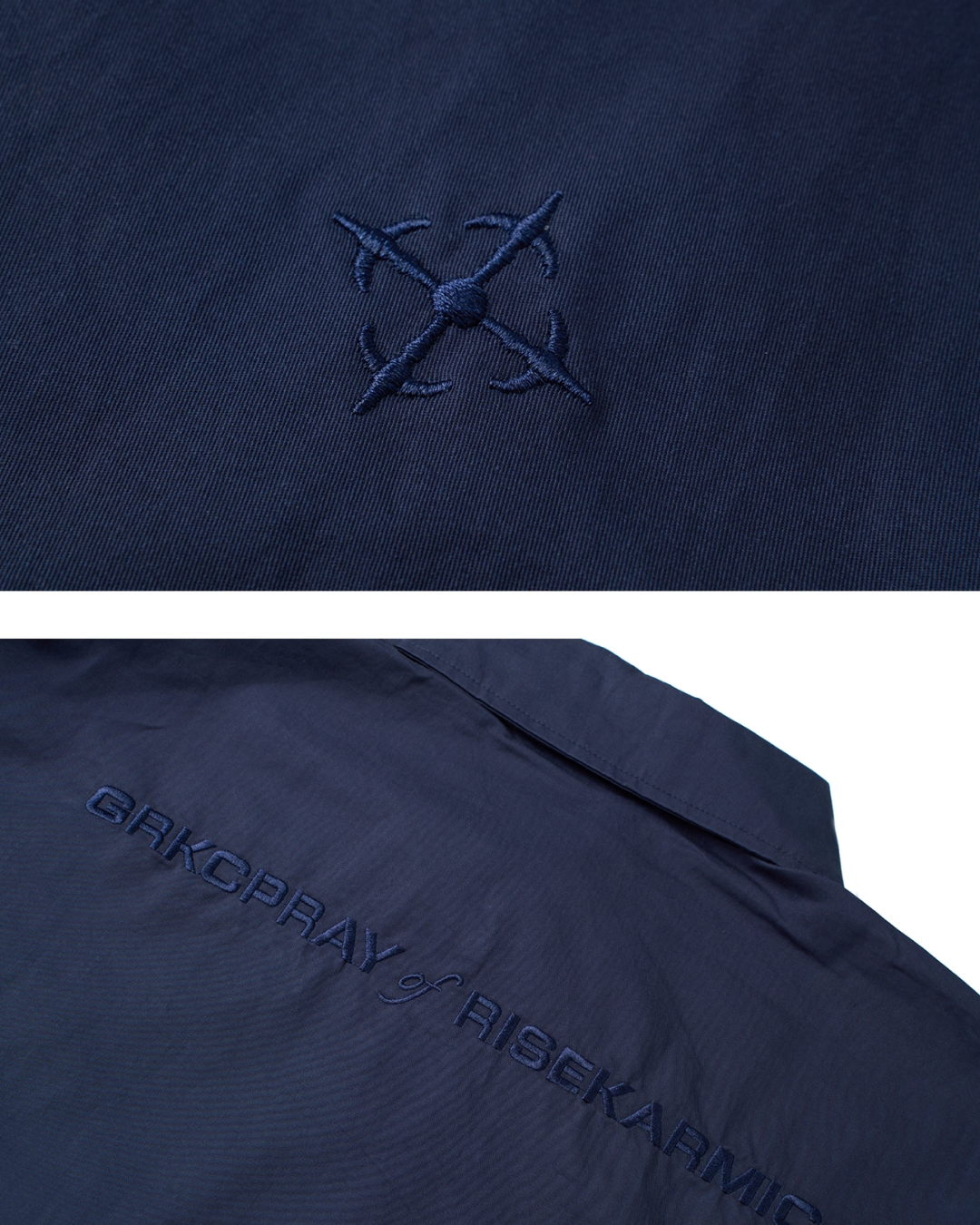 クロスデザインジップジャケット B0068