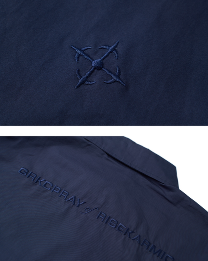 クロスデザインジップジャケット B0068